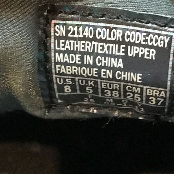 Skechers Biker Dream Come True Gray Slip On Shoes 21140 Women’s Size 8 - Picture 11 of 12